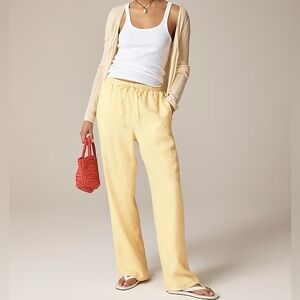 NWT J Crew New Soleil Pants In Linen Size XS